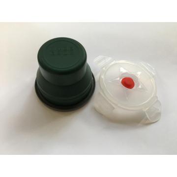 Food grade silicone water cup with collapsible container
