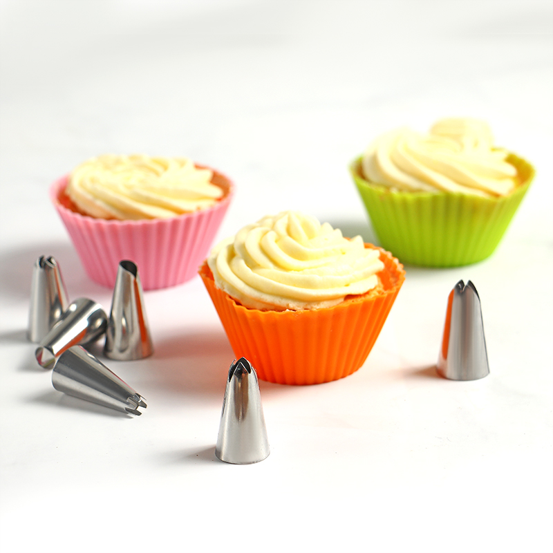 Stainless steel cake decorating icing tip piping nozzles set