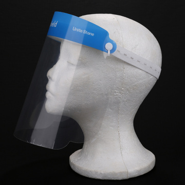 Blue Transparant Full Face Shield Mask