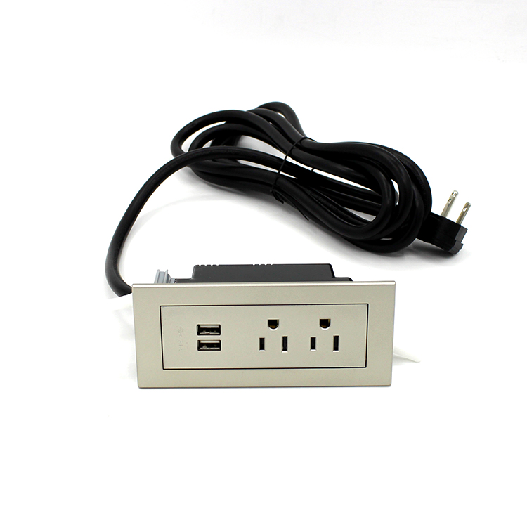 2 Sockets and USB Ports Power Strip