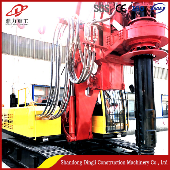 Small diesel water well rotary drilling rig