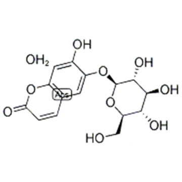 2H-1-Benzopyran-2-one,6-(b-D-glucopyranosyloxy)-7-hydroxy-,hydrate (2:3) CAS 66778-17-4