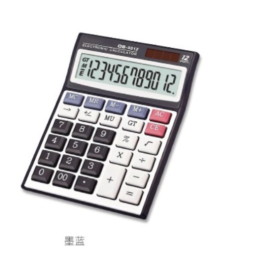 12 Digit Dual Power Desktop Calculator