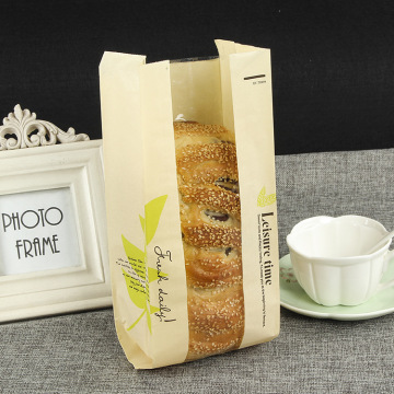 bread packing bag with pp window
