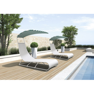 Outdoor New &Leisure Design Rattan sun lounge