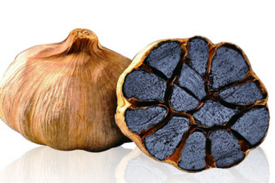 whole black garlic