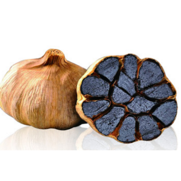 The Carefully select whole black garlic