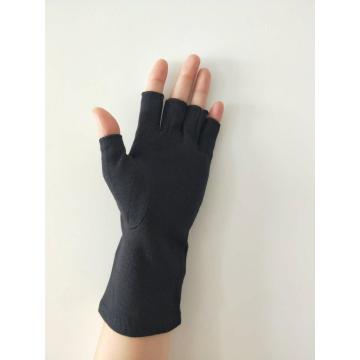 Black Fingerless Cotton Gloves
