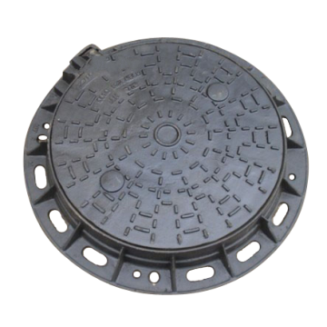 DI Round patterned Manhole Cover With Frame