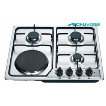 Household Silver Gas Cooktops