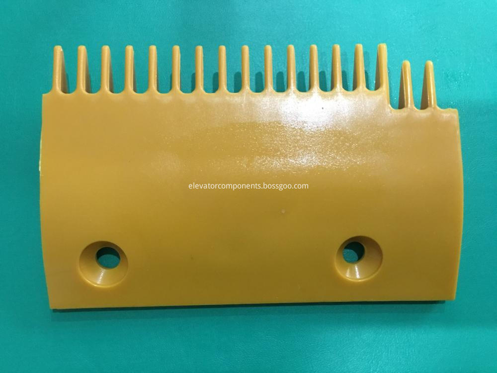 Right Yellow Plastic Comb for Sigma Escalators