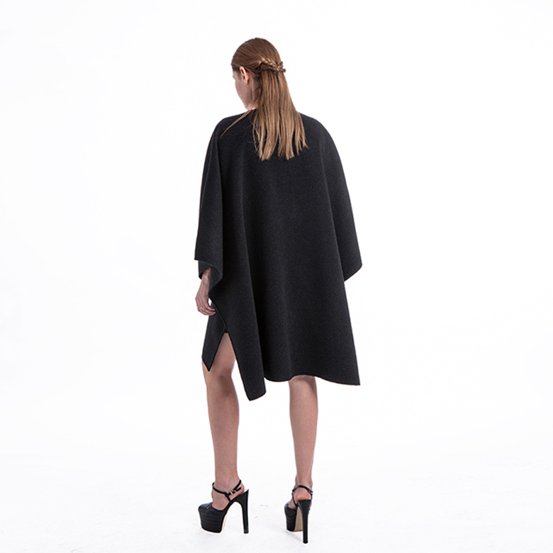 Black cashmere overcoat coatnew styles