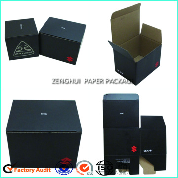 Black Corrugated Packaging Boxes With Lid