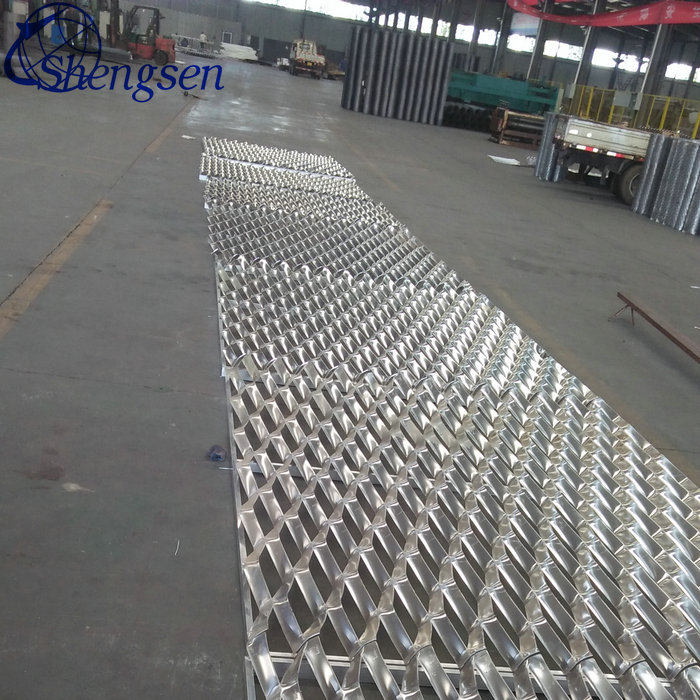 Perforated expanded metal mesh