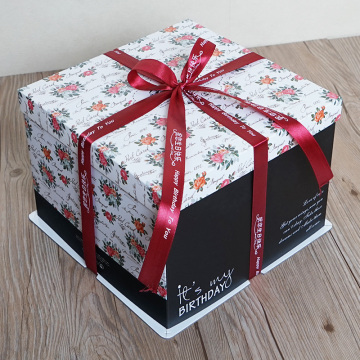 cardboard birthday cake packaging box