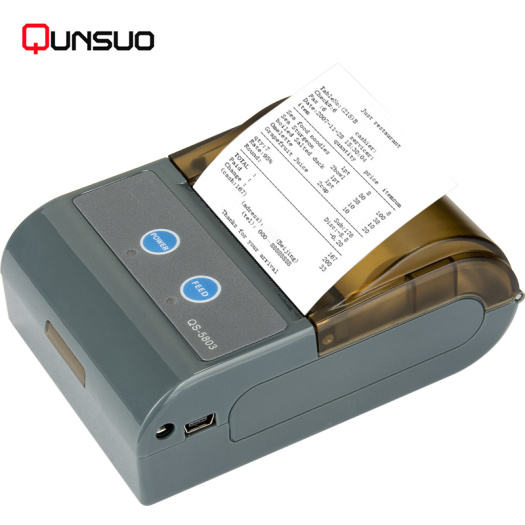 RS232 Bluetooth 58mm thermal receipt printer