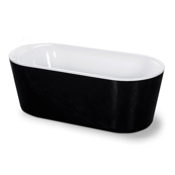 Dualita Bath tub in Black and White