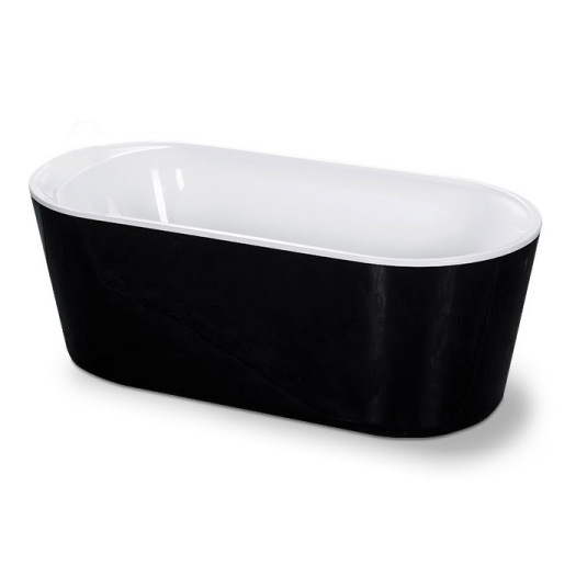 Modern Black Freestanding Tub