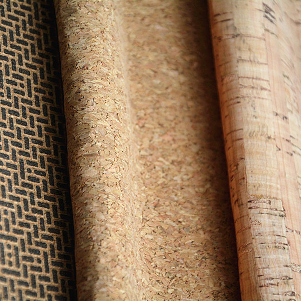 Artificial Natural Cork Leather Fabric For Photo Frame