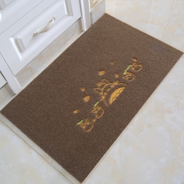 Non woven carpet exhibition beautiful embroidered mat