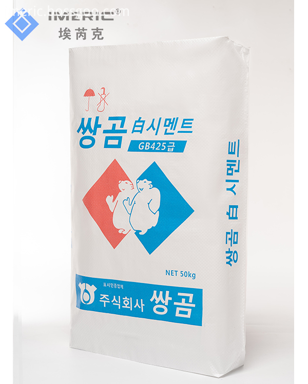 printed plastic cement bags