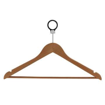 Round Head Closet Clothes Wood Hangers for Cloths
