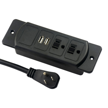 American Dual Power Outlets With USB Socket