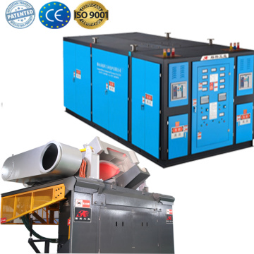 Steel iron induction electric heating furnace