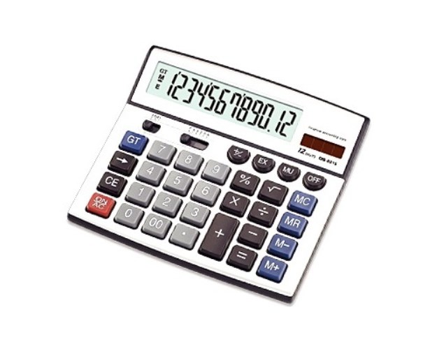 12-digit Big Electronic Calculator
