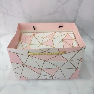 Pink bakery cookie gift boxes