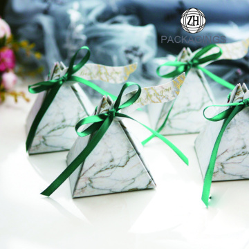 Custom Handmade Triangle Pyramid Gift Candy Boxes