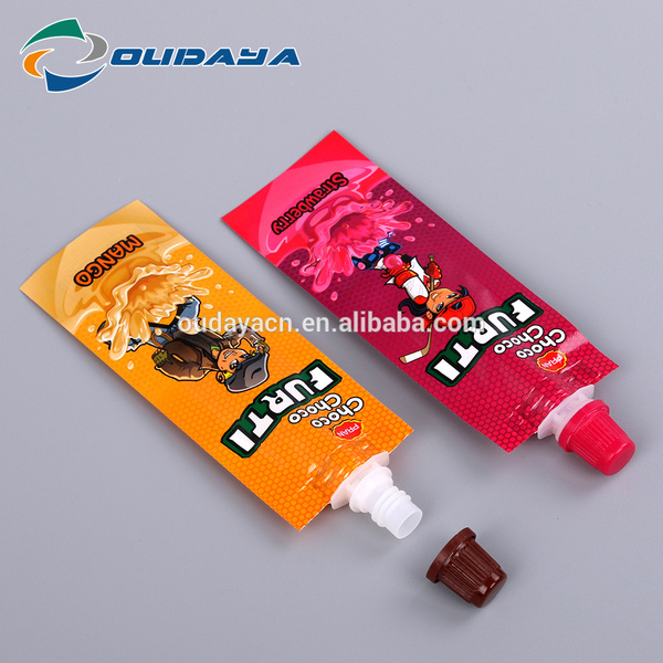Fruit Package Stand Up 8.2mm Spout Juice Pouch