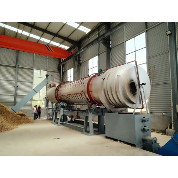Rotary carbonization furnace  Charcoal machine