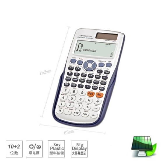 417-function Scientific Calculators with Two Ways Powers