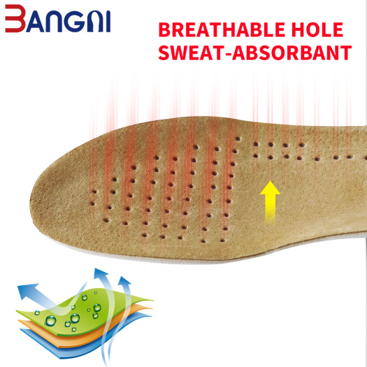 1.5cm-3.5cm Height Increase Leather Skin Free Cut Insoles