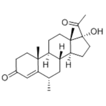 Pregn-4-ene-3,20-dione,17-hydroxy-6-methyl-,( 57186208,6a)- CAS 520-85-4