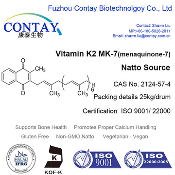 Contay Vitamin K2 MK-7/ Menaquinone7 Powder