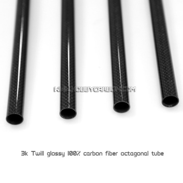36x34x1000mm 3k Twill Gloss Carbon Fiber Tubes