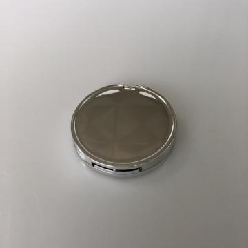 3D pattern round compact case