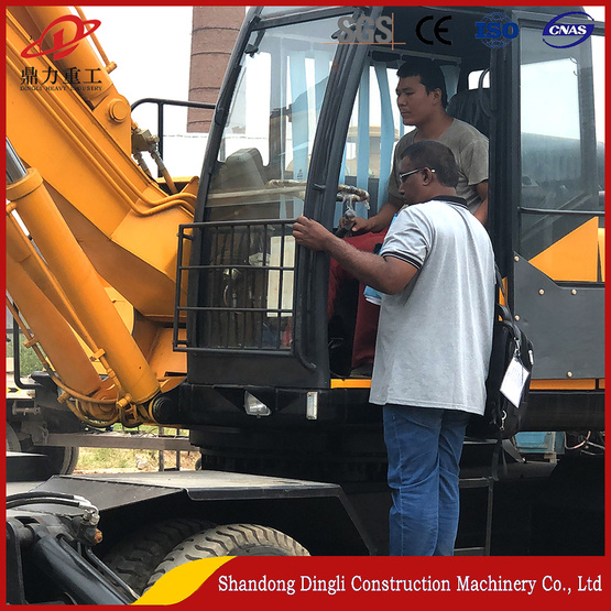 Dingli produces wheeled portable rotary drilling rig