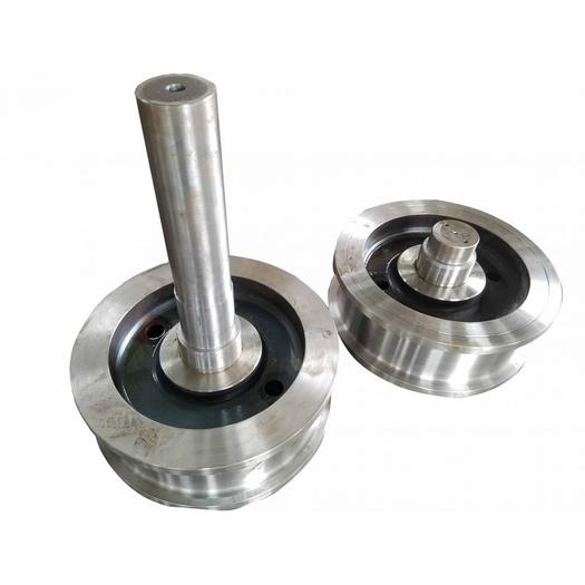 single and double flange forged crane wheel