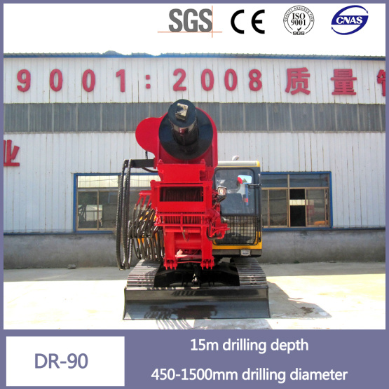 Dr-90 U Rig Pile Driver 15m Drilling Depth