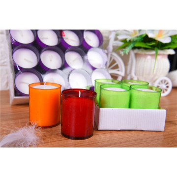 Wedding Party Colored Votive Candle