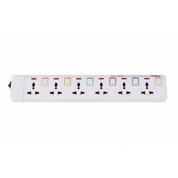 6 Outlet Universal Extension Socket