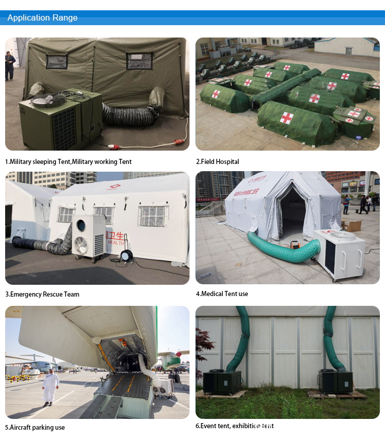 Tent Air Conditioner Application Range