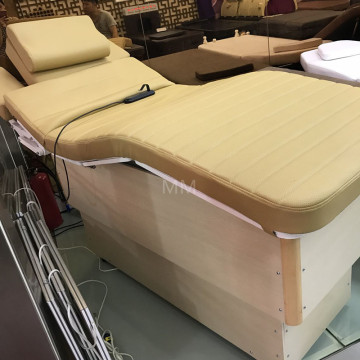 Electric wooden base massage table beauty facial bed