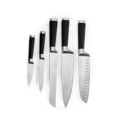Garwin 6pcs kitchen knife set with universal block