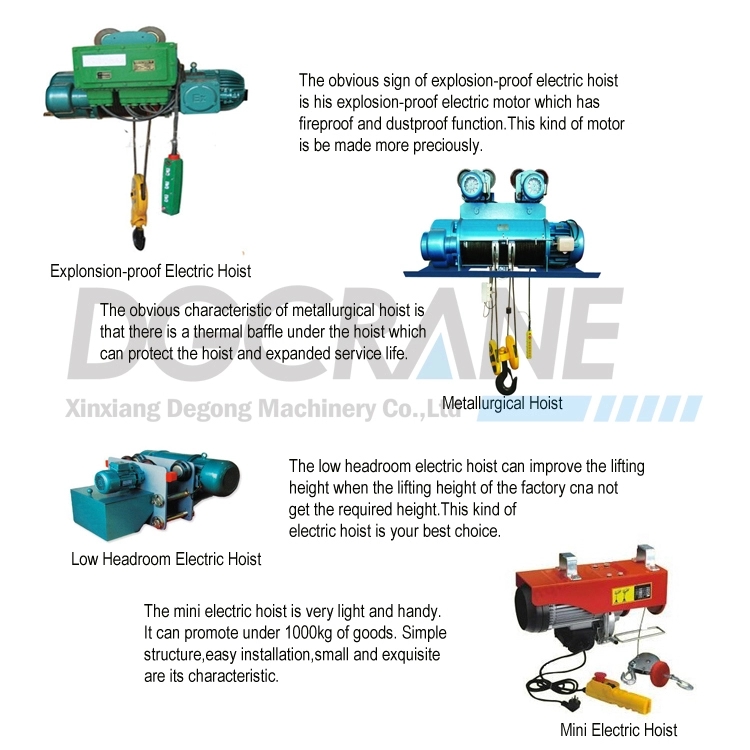 3T Electric Wire Rope Hoist