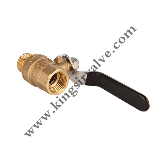 black handle ball valve