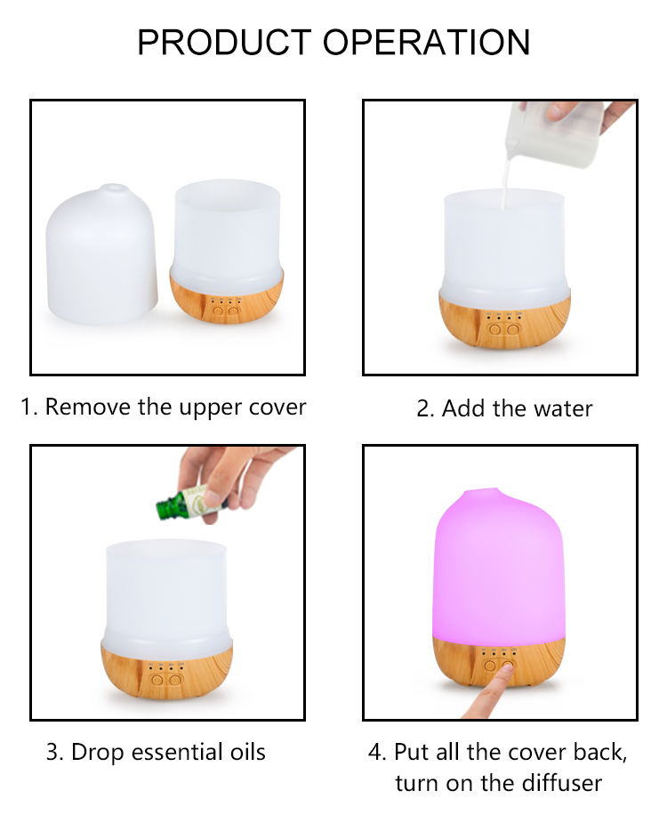 300ml Cute and colorful aroma diffuser-6